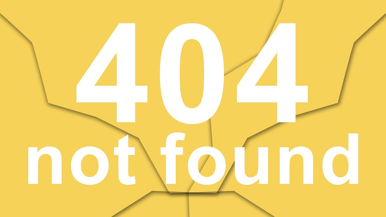 404 - page not found